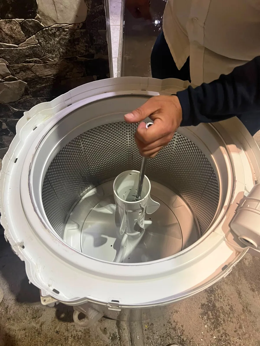 Mantenimiento de lavadora